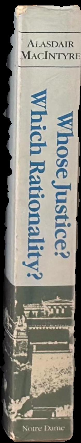 Whose justice? Which rationality? live spine