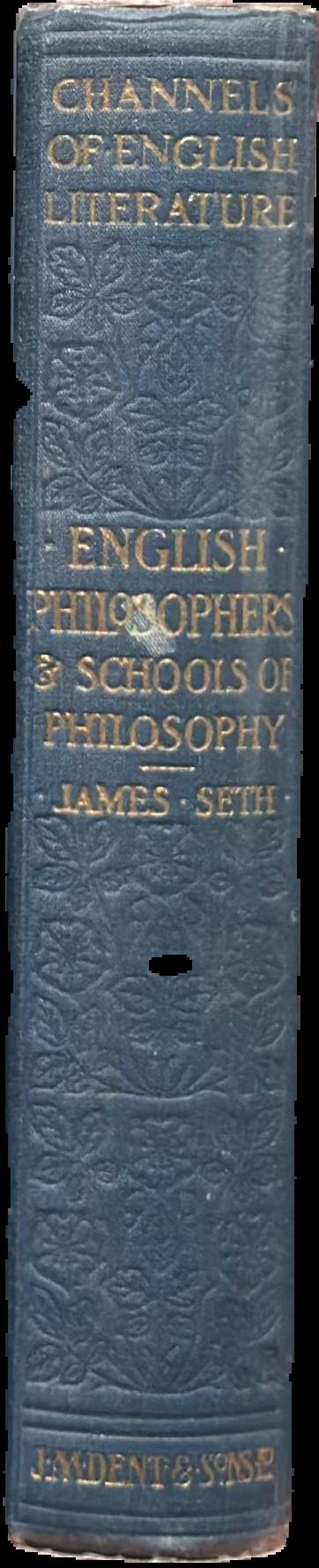 English philosophers and schools of philosophy live spine