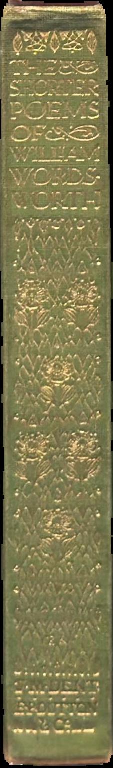The longer poems of William Wordsworth live spine