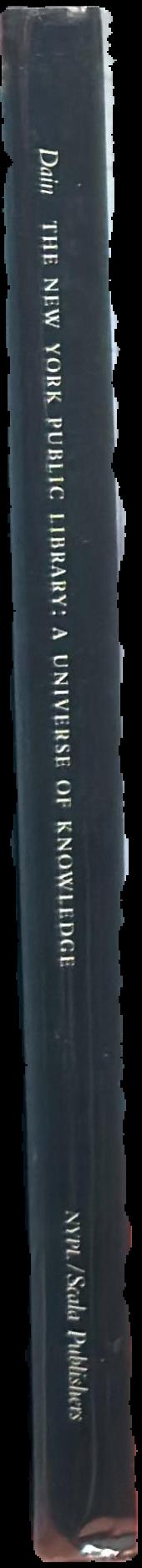 The New York Public Library : a universe of knowledge live spine