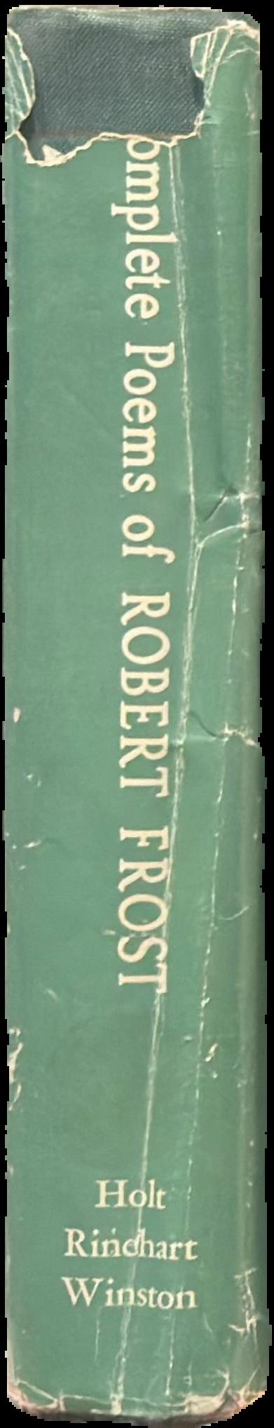 Complete poems of Robert Frost live spine