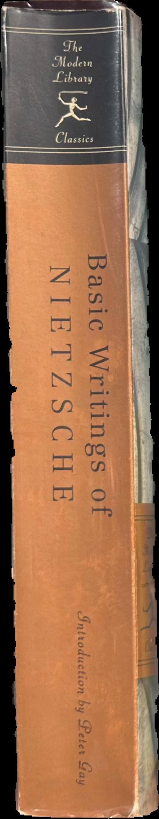 Basic writings of Nietzsche live spine