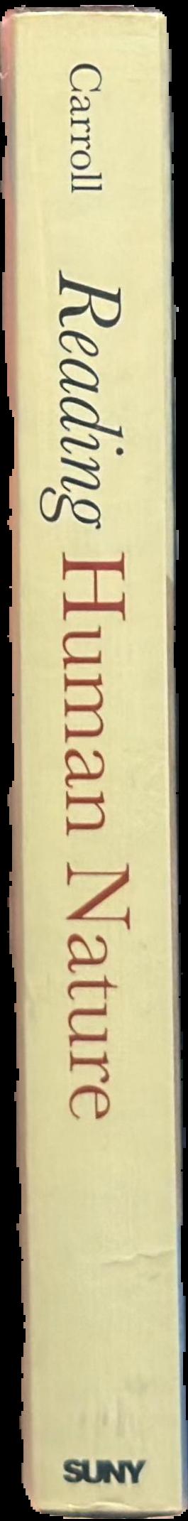 Reading human nature : literary Darwinism in theory and practice live spine