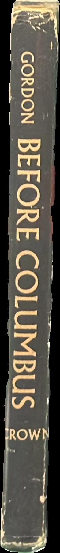 Before Columbus : links between the Old World and ancient America live spine