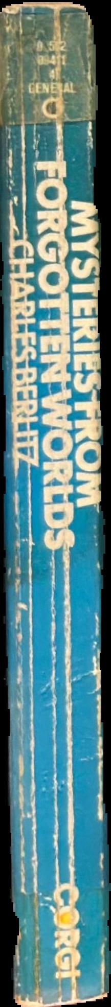 Mysteries from forgotten worlds live spine