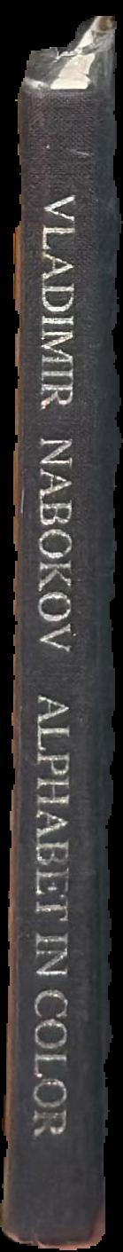 Vladimir Nabokov : alphabet in color live spine
