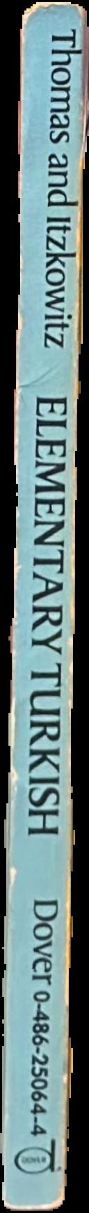 Elementary Turkish live spine