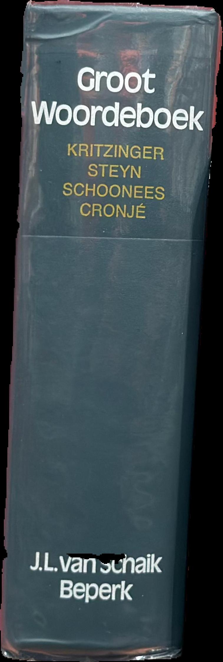 Groot woordeboek : Afrikaans-Engels live spine