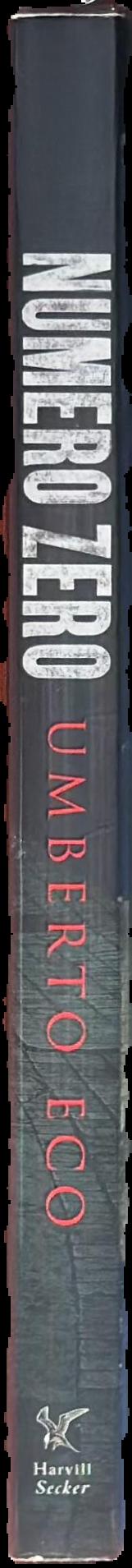Numero zero live spine