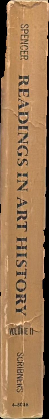 Readings in art history : volume II : the Renaissance to the present live spine