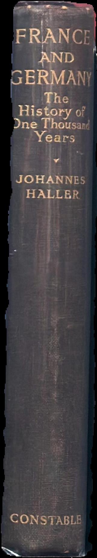 France and Germany : the history of one thousand years live spine