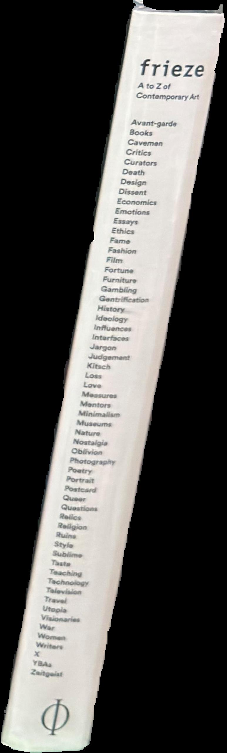 Frieze A to Z of contemporary art live spine