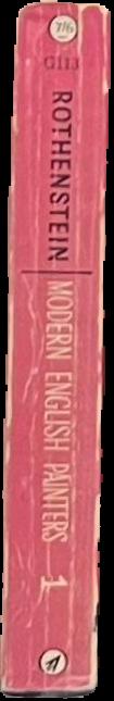 Modern English painters : volume one : Sickert to Grant / John Rothenstein live spine