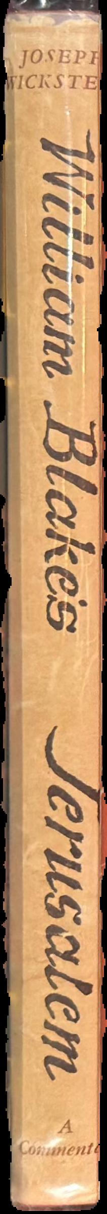 William Blake's Jerusalem live spine