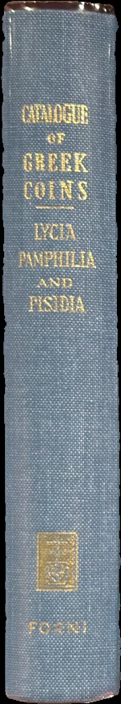 Catalogue of the Greek coins of Lycia, Pamphylia, and Pisidia live spine