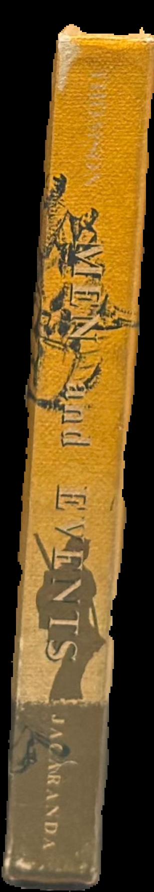 Men and events / edited by A. K. Thomson live spine