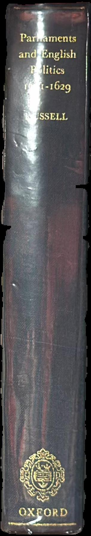 Parliaments and English politics, 1621–1629 live spine