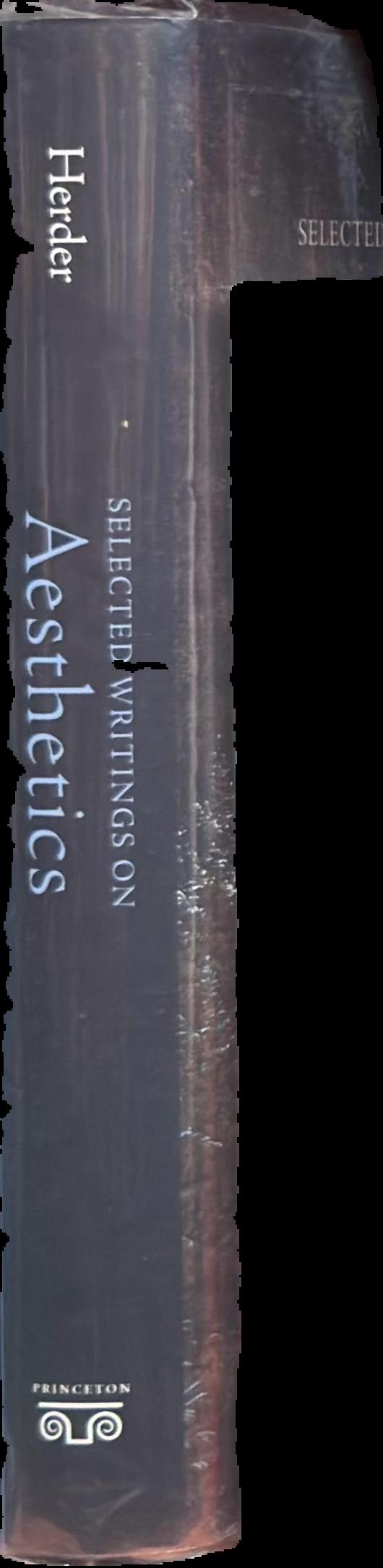 Selected writings on aesthetics live spine