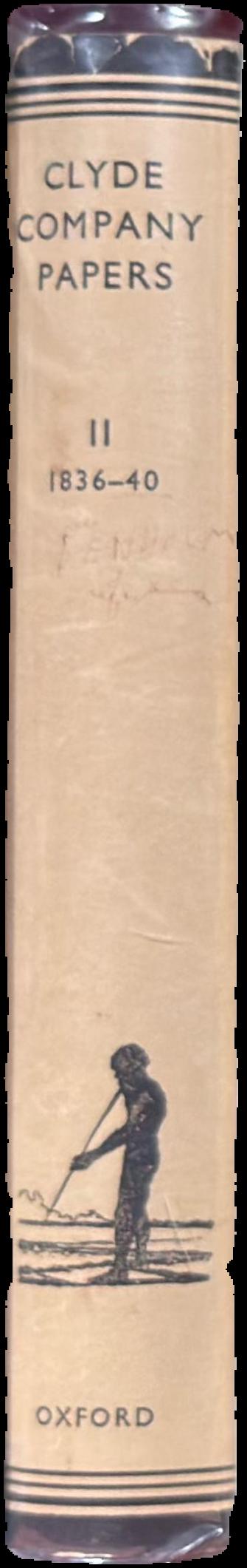 Clyde Company papers : II 1836-40 live spine