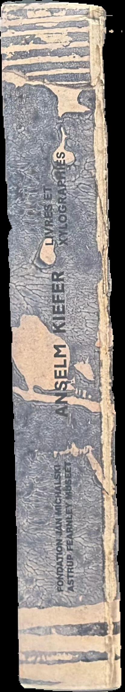 Anselm Kiefer : livres et xylographies live spine