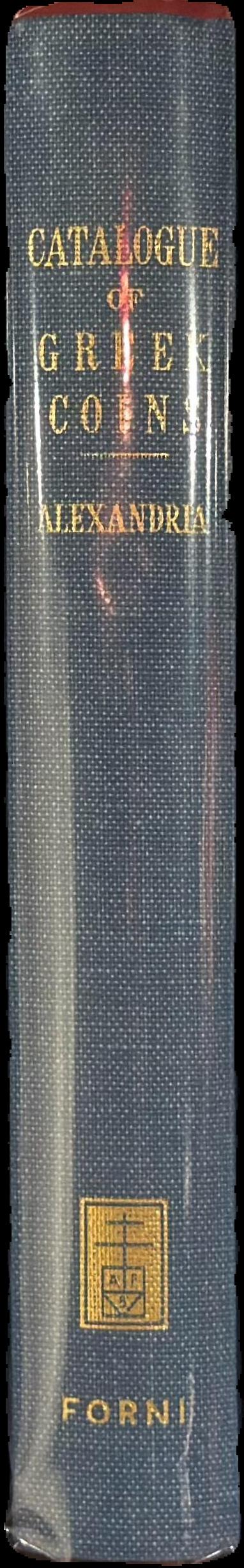 Catalogue of the coins of Alexandria and the Nomes live spine