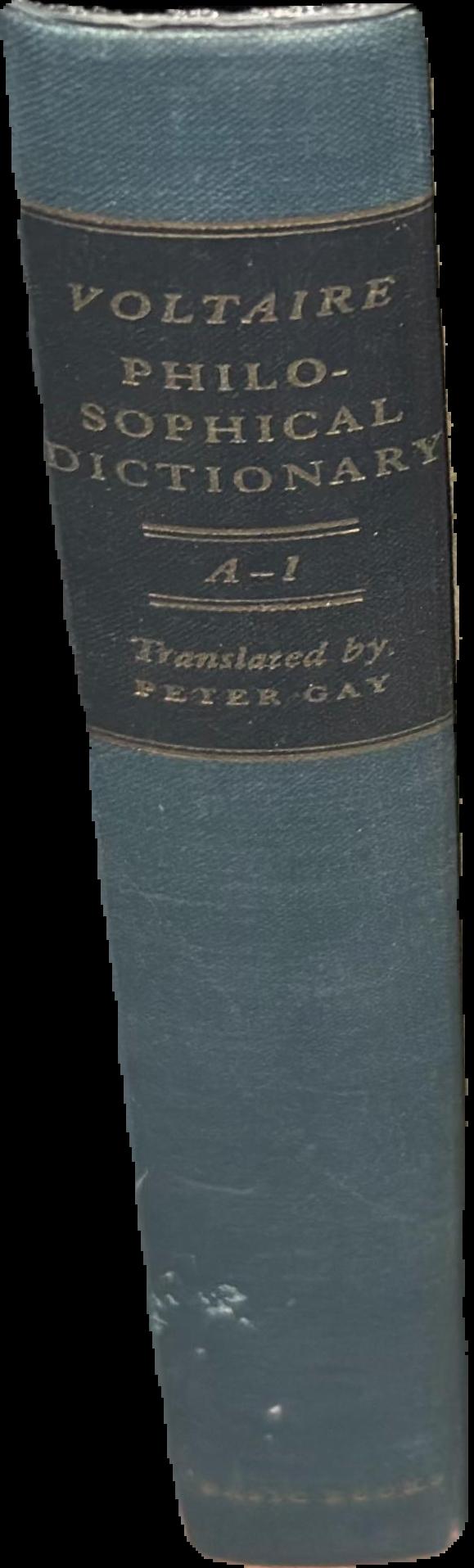 Philosophical dictionary : A - I live spine