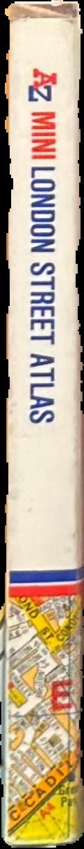 A-Z mini London street atlas and index live spine