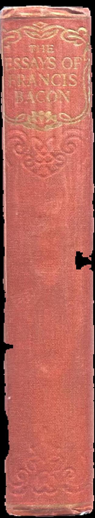 The essays, The wisdom of the ancients and The new Atlantis live spine
