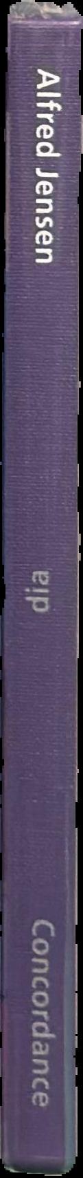 Alfred Jensen : Concordance live spine