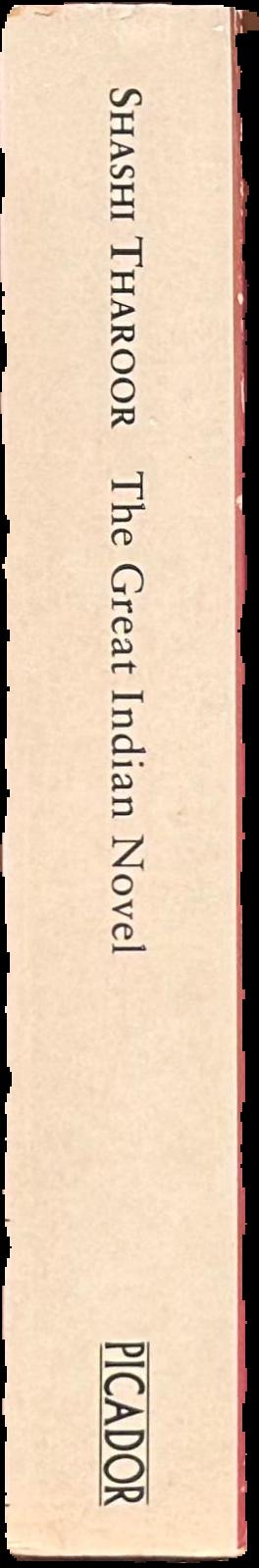 The great Indian novel / Shashi Tharoor live spine