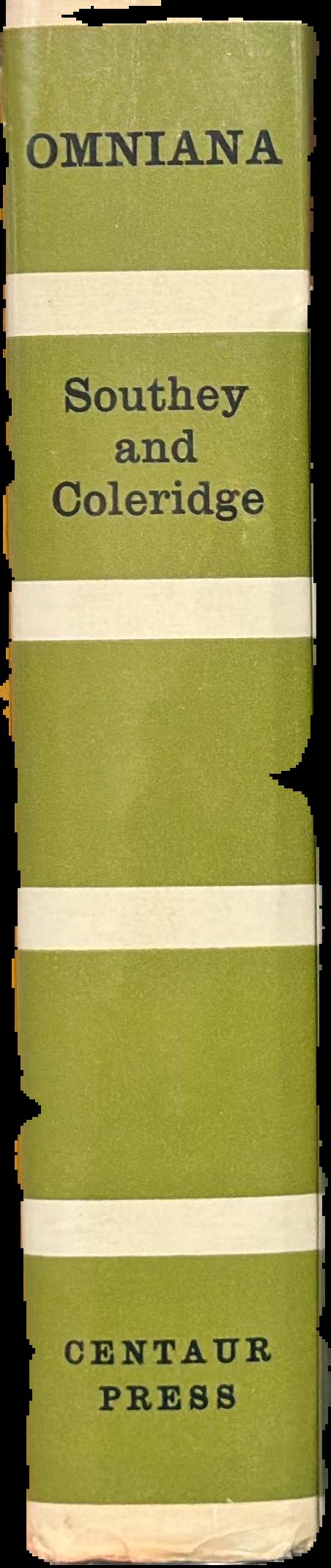 Omniana or horae otiosiores / by Robert Southey and S. T. Coleridge ; edited by Robert Gittings live spine