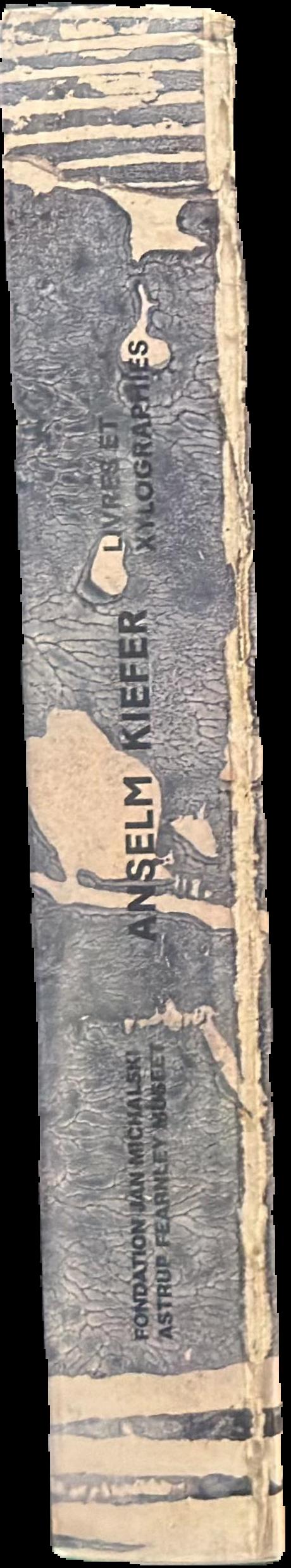 Anselm Kiefer : livres et xylographies live spine