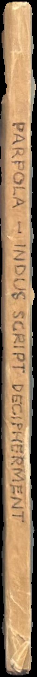 Deciphering the proto-Dravidian inscription of the Indus civilization : a first announcement live spine
