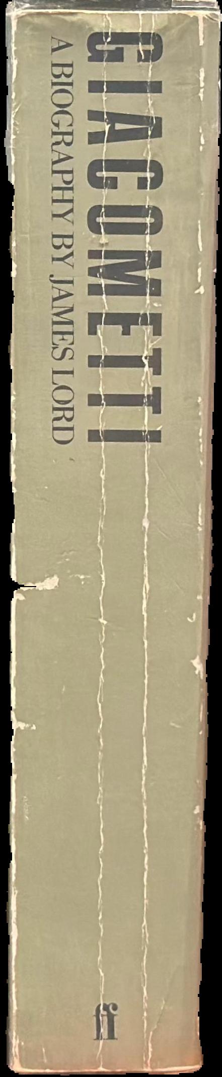 Giacometti : a biography live spine