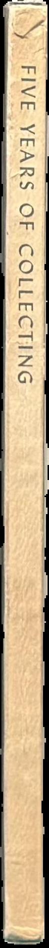 Five years of collecting Egyptian art : 1951-1956 live spine