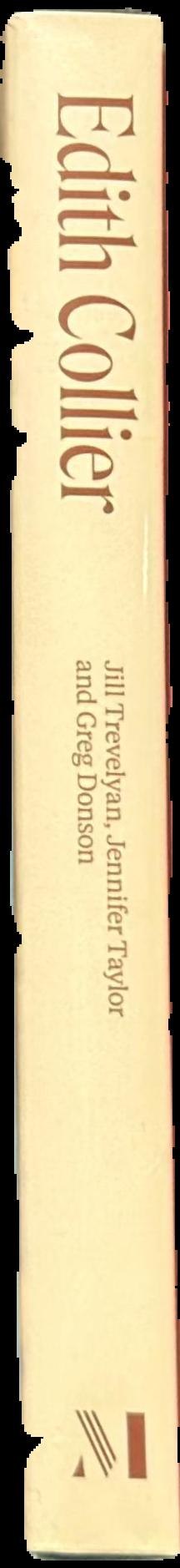 Edith Collier : early New Zealand modernist live spine