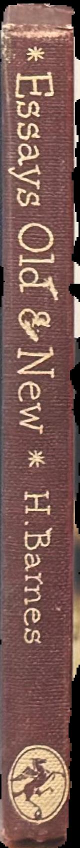 Essays old and new live spine