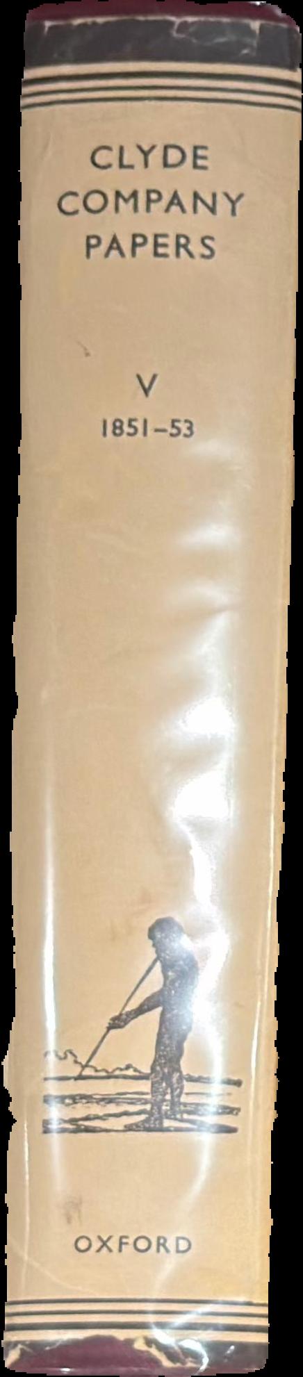 Clyde Company papers : V 1851-53 live spine