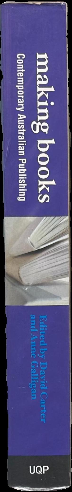 Making books : contemporary Australian publishing live spine