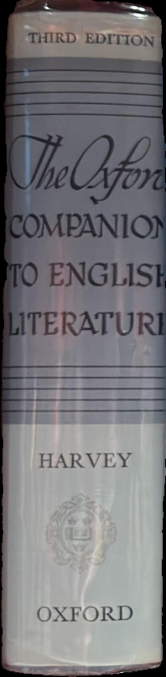 The Oxford companion to English literature live spine