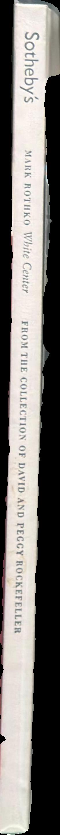 Mark Rothko : White Center : from the collection of David and Peggy Rockefeller live spine