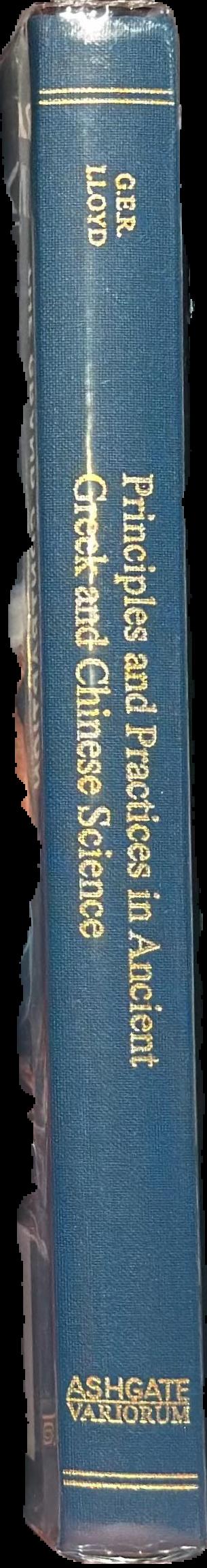 Principles and practices in ancient Greek and Chinese science live spine