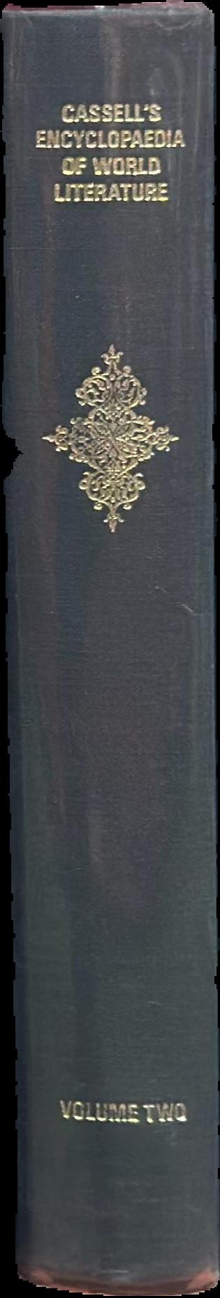 Cassell's encyclopaedia of world literature volume two, Biographies A-K live spine
