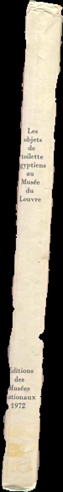 Catalogue des objets de toilette egyptiens live spine