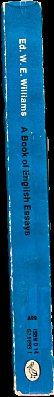 A book of English essays live spine