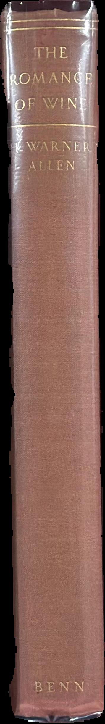 The romance of wine / by H. Warner Allen live spine
