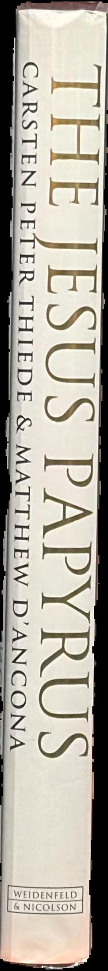 The Jesus papyrus live spine