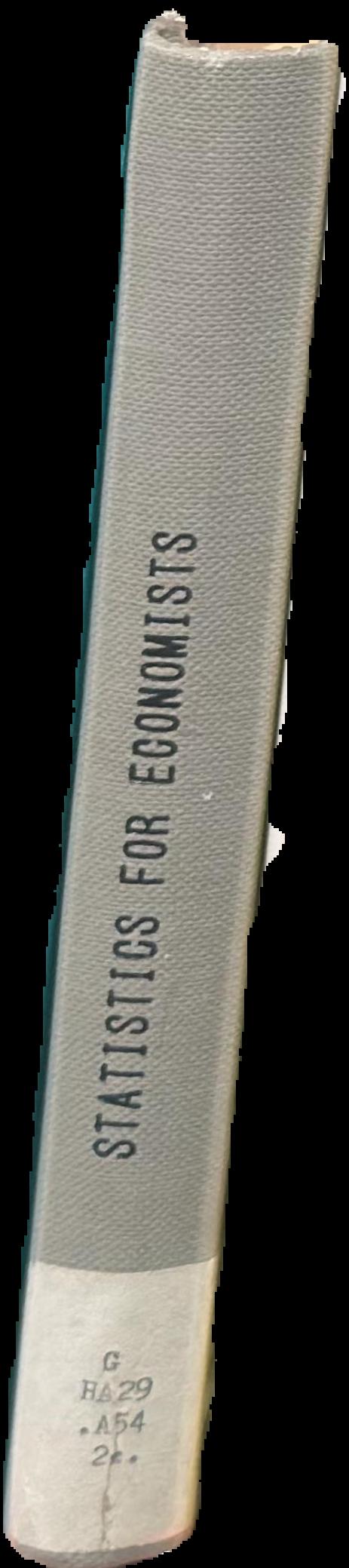 Statistics for economists live spine