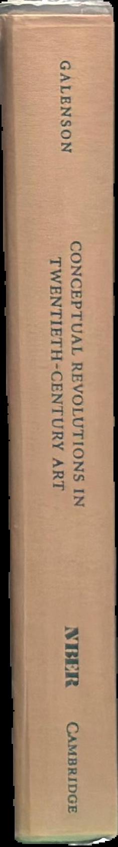 Conceptual revolutions in twentieth-century art live spine