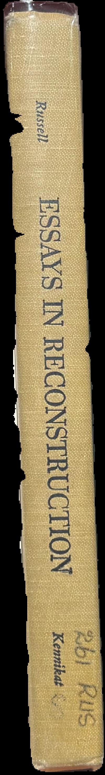 Essays in reconstruction live spine